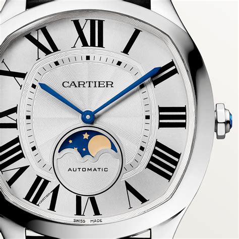 cartier watch moon phase|actual moon phase watch.